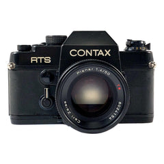 コンタックス CONTAX RTS + Planar T* 50mm F1.4 AEJ プラナー フィルム マニュアルフォーカス 一眼レフカメラ 【中古】