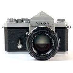 ニコン Nikon F アイレベル シルバー + NIKKOR-S.C 50mm F1.4 非Ai フィルム マニュアルフォーカス 一眼レフカメラ 【中古】