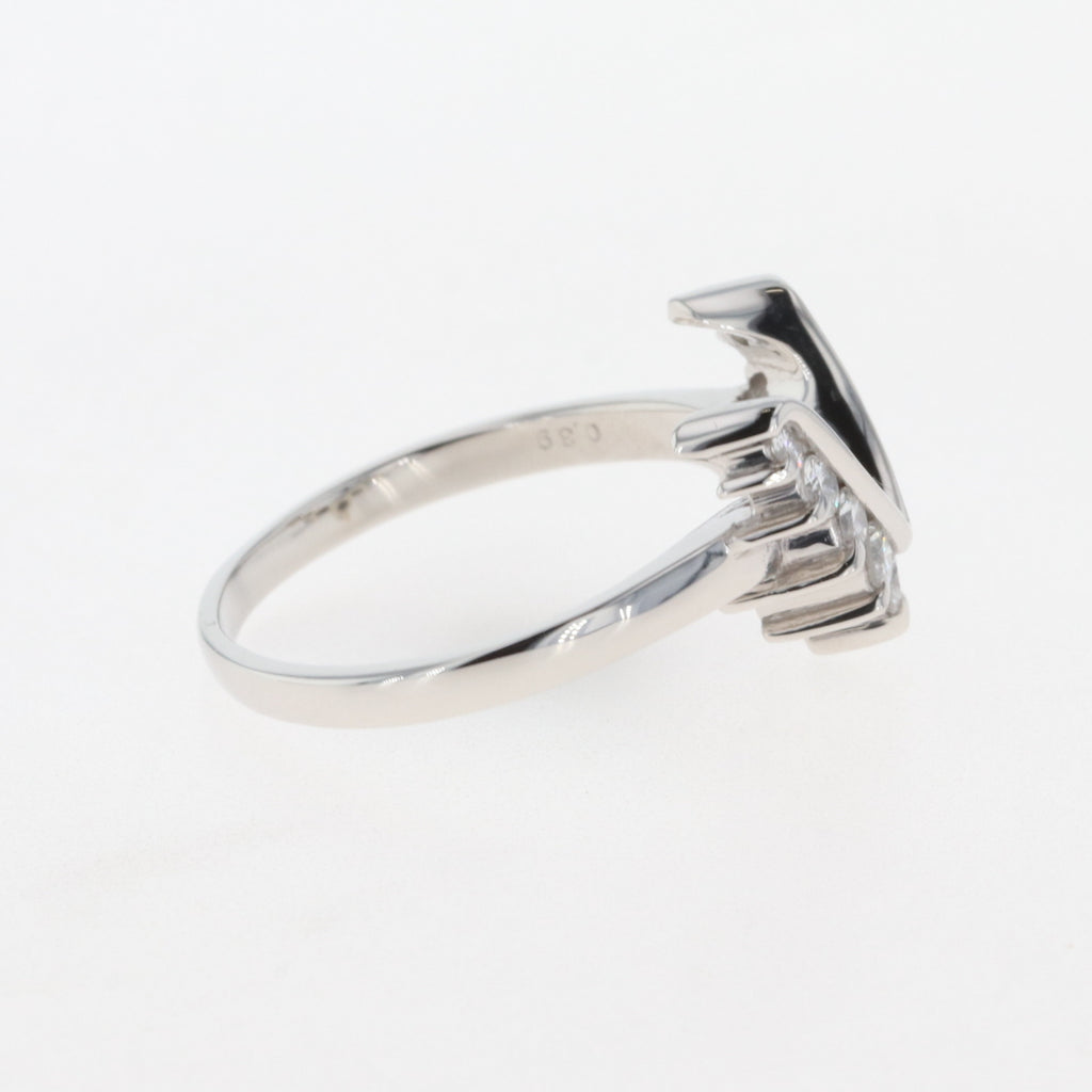 メレダイヤ デザインリング プラチナ 指輪 リング 16.5号 Pt850 ダイヤモンド レディース 【中古】 
 ラッピング可