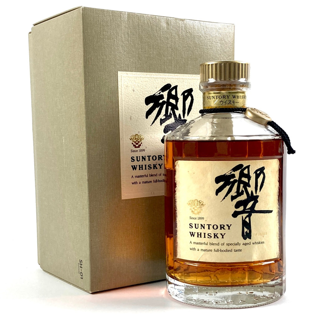 【東京都内限定発送】 サントリー SUNTORY 響 ノンエイジ 金キャップ 裏ゴールドラベル 750ml 国産ウイスキー 【古酒】