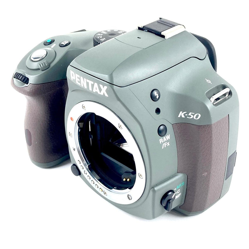 ペンタックス PENTAX K-50 ダブルズームキット ブラック［ジャンク品］ デジタル 一眼レフカメラ 【中古】