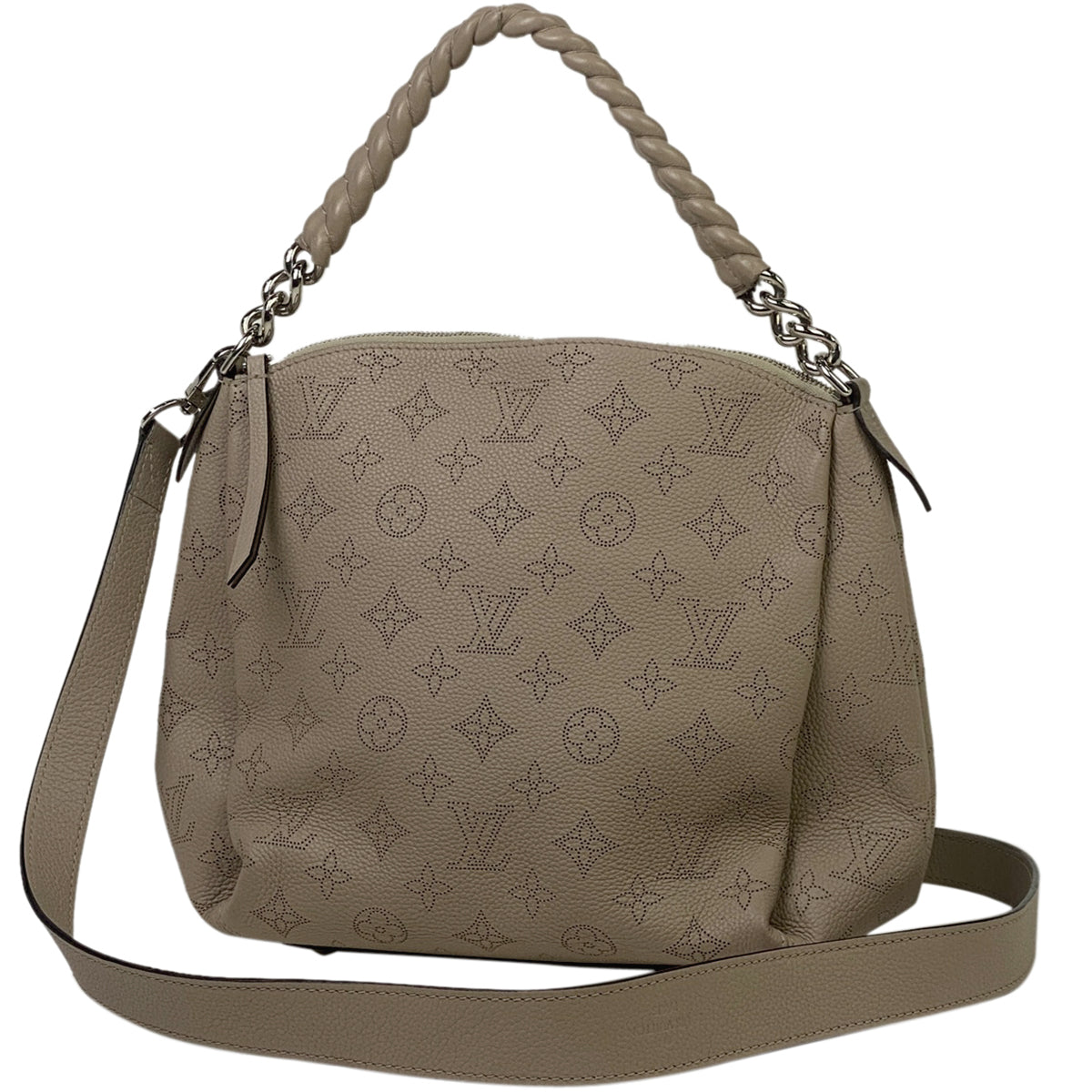 lv LV ルイヴィトン LOUIS VUITTON マヒナ バビロン・チェーン BB ...