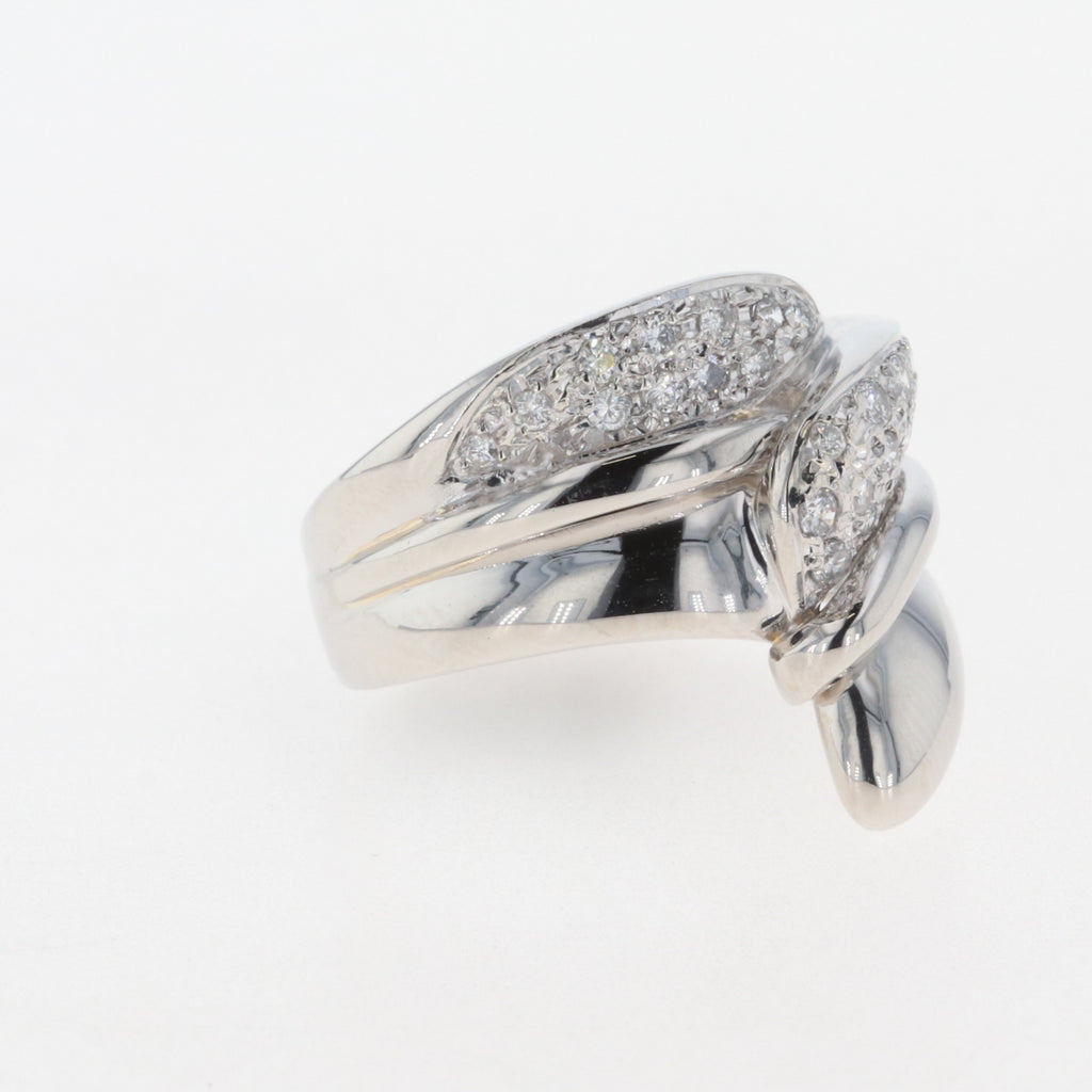 メレダイヤ デザインリング プラチナ 指輪 リング 12号 Pt900 K18 ダイヤモンド レディース 【中古】 
 ラッピング可