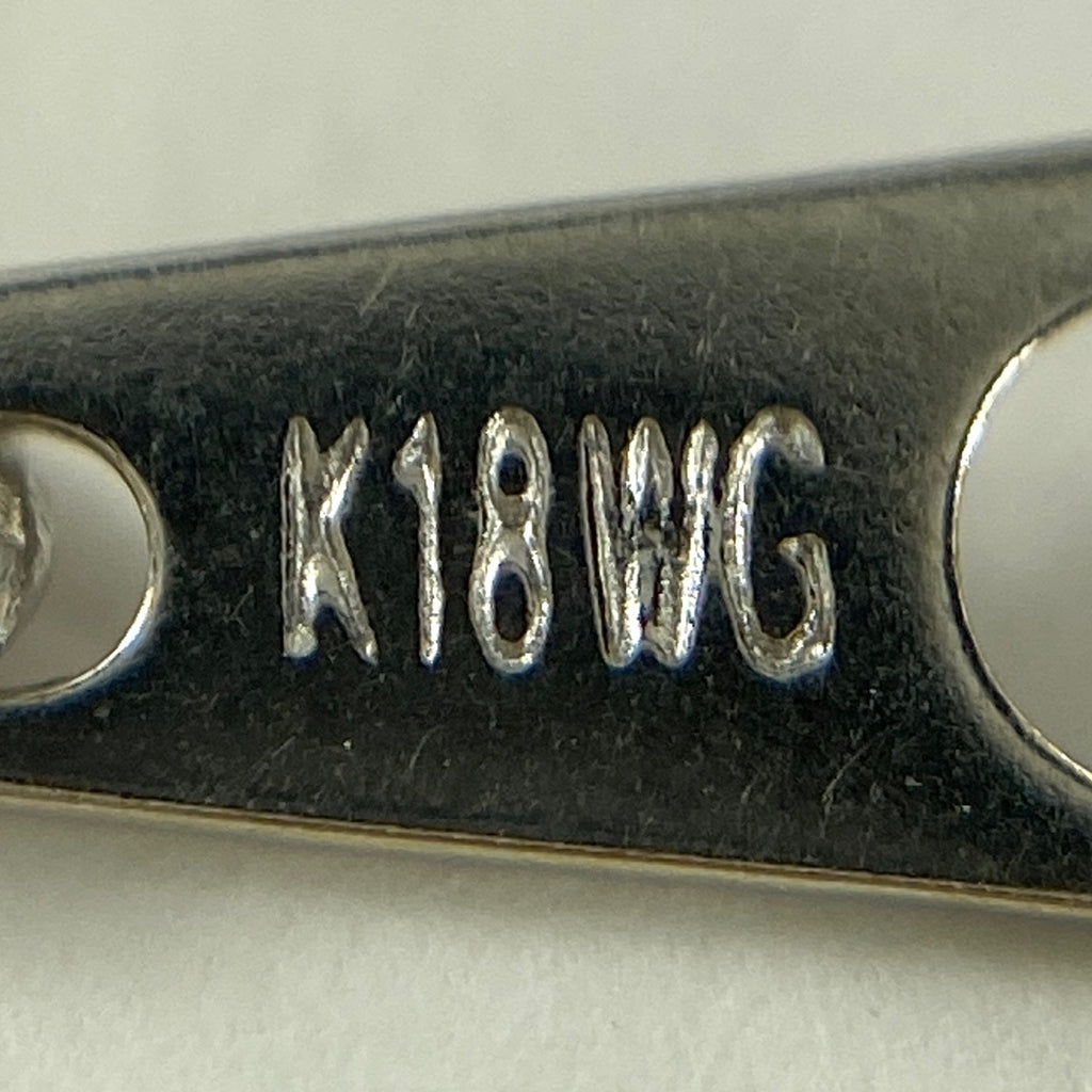 メレダイヤ デザインネックレス WG ホワイトゴールド ペンダント ネックレス K18 WG ダイヤモンド レディース 【中古】 
 ラッピング可