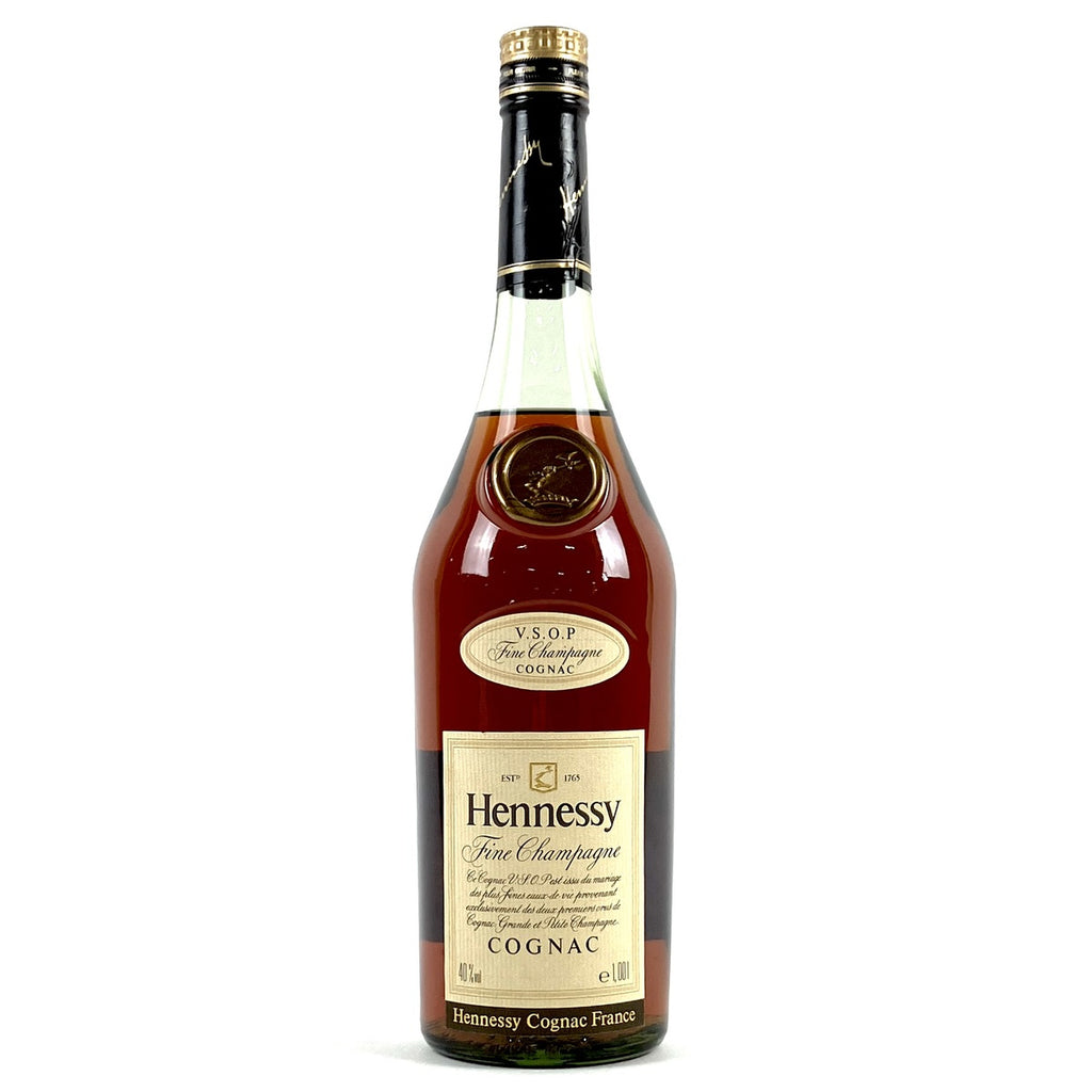ヘネシー Hennessy VSOP スリムボトル グリーンボトル 1000ml ブランデー コニャック 【古酒】