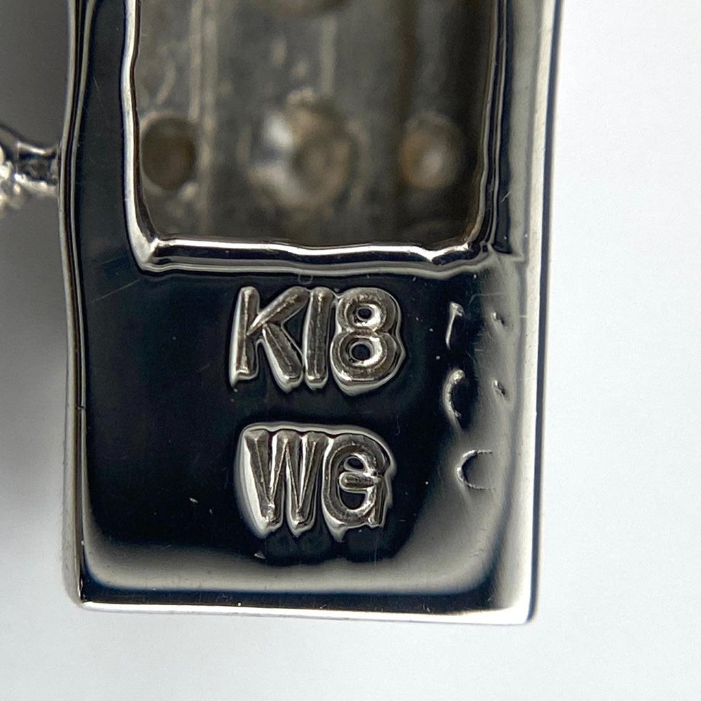 メレダイヤ デザインブレスレット WG ホワイトゴールド 腕輪 ブレスレット K18 WG ダイヤモンド レディース 【中古】 
 ラッピング可 - バイセルブランシェ