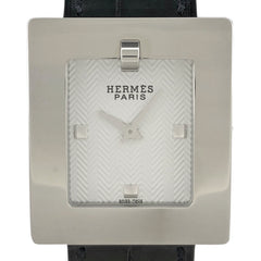 エルメス ベルトウォッチ　 BE1.210 腕時計 SS レザー クォーツ ホワイト レディース 【中古】 
 ラッピング可