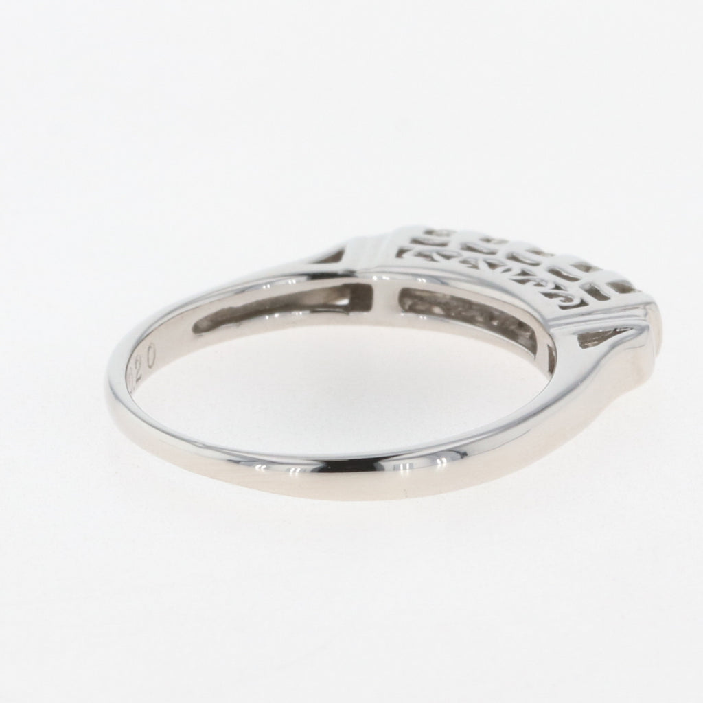 メレダイヤ デザインリング プラチナ 指輪 リング 10号 Pt900 ダイヤモンド レディース 【中古】 
 ラッピング可