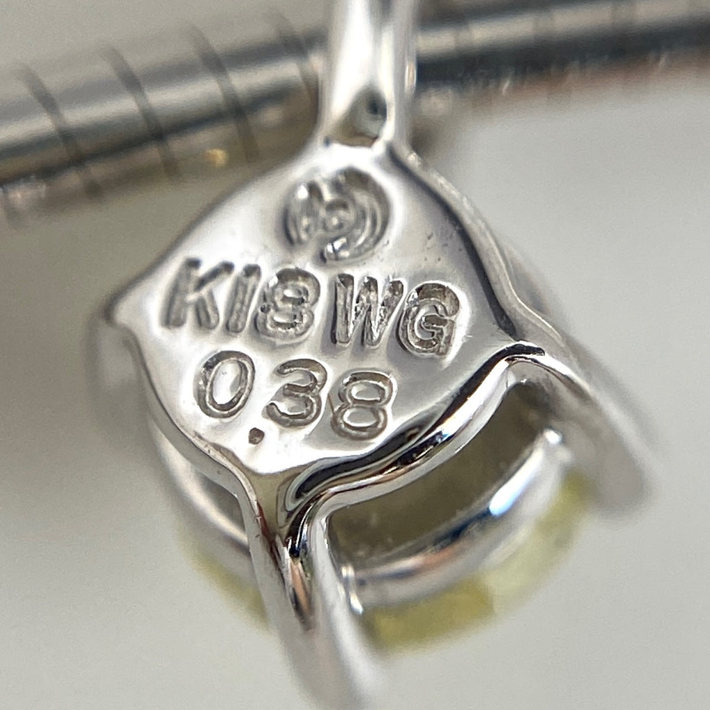 ミキモト ダイヤモンド デザインネックレス WG ホワイトゴールド ペンダント ネックレス K18 WG 750 レディース 【中古】 
 ラッピング可