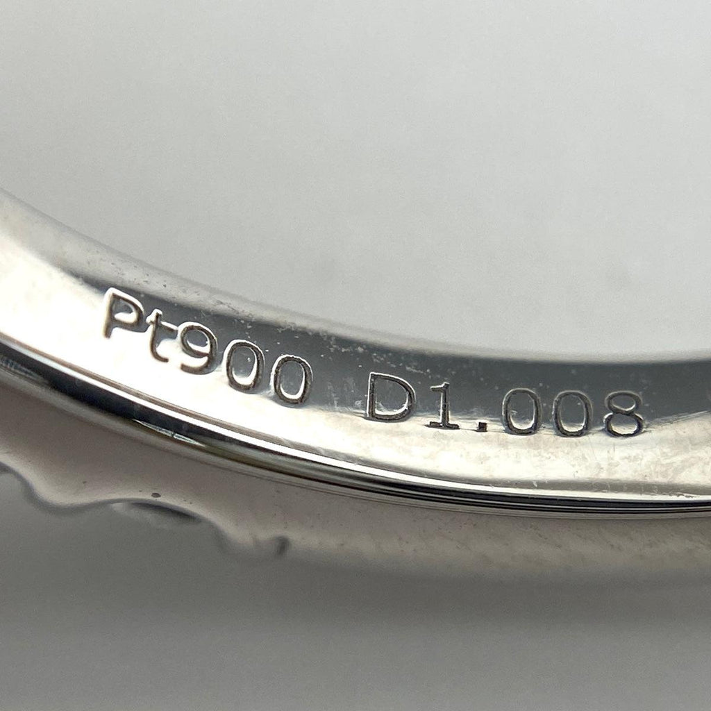 指輪 14号 ダイヤモンド1.008ct プラチナ リメイク リング レディース ラッピング可 - バイセルブランシェ