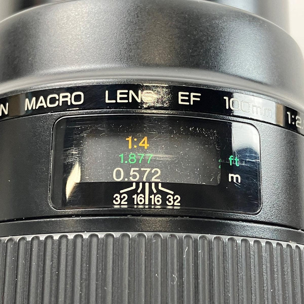 キヤノン Canon EF 100mm F2.8 MACRO マクロ 一眼カメラ用レンズ（オートフォーカス） 【中古】