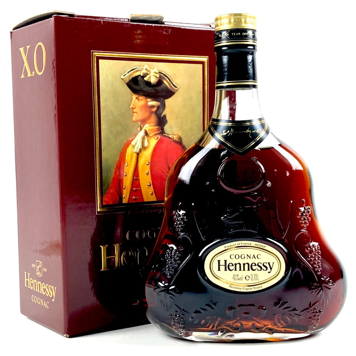 バイセル公式】ヘネシー Hennessy XO 金キャップ クリアボトル 700ml